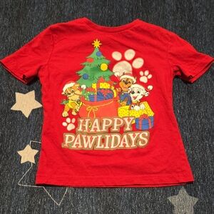 Nickelodeon Red Paw Patrol Holiday Tee
